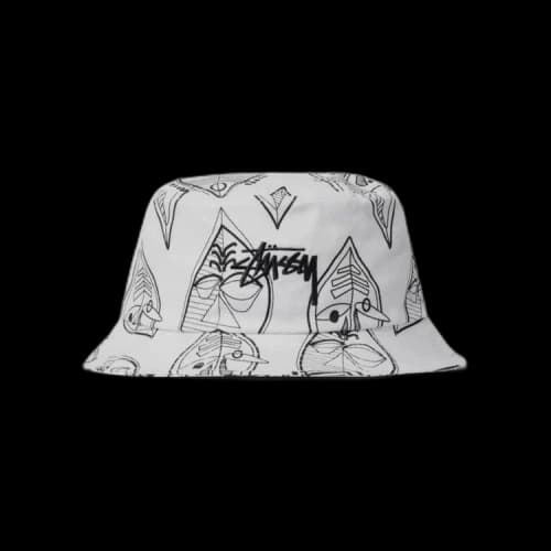 Stussy Zulu Bucket Hat 'White'