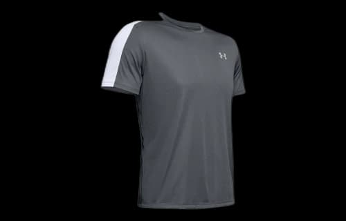 Under Armour Speed Stride Running Sports Short Sleeve Gray
