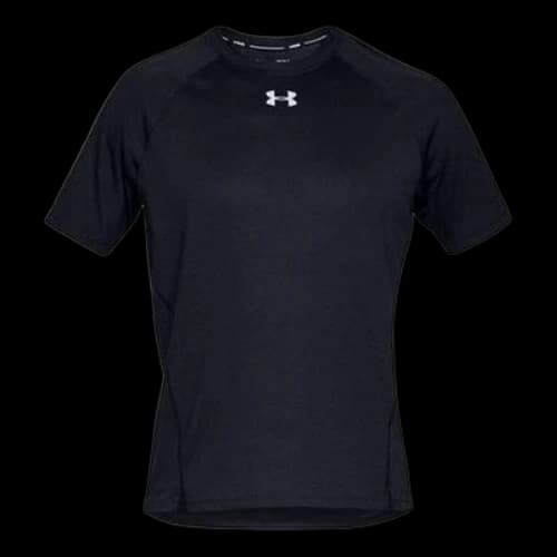 Under Armour Qualifier Running Training Sports Short Sleeve Black