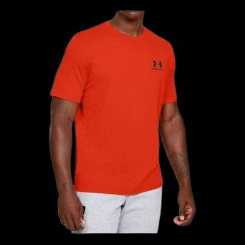 Under Armour Unisex UA Sportstyler Left Chest Orange/Red
