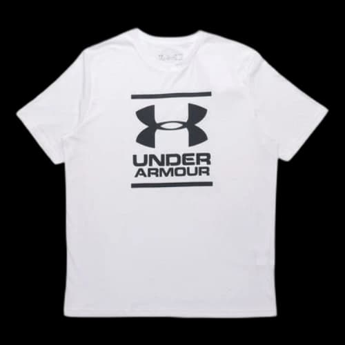 Under Armour Gl Foundation Casual Round Neck Sports Breathable Short Sleeve White