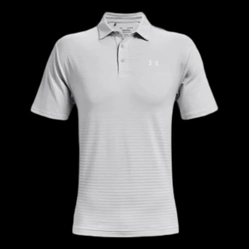 Under Armour Playoff 2.0 Casual Stripe Polo Shirt Gray