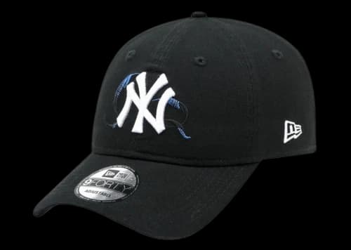 New Era x BTS x MLB Black Swan New York Yankees 9Forty Hat Black