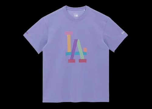 New Era x BTS x MLB Dynamite Los Angeles Dogers T-Shirt Lavender