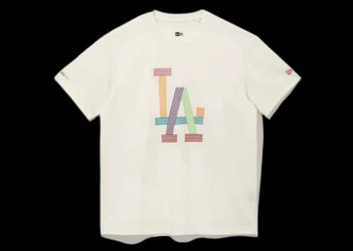 New Era x BTS x MLB Dynamite Los Angeles Dogers T-Shirt Ivory