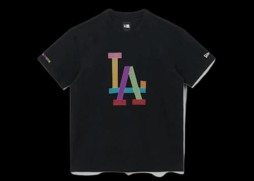 New Era x BTS x MLB Dynamite Los Angeles Dogers T-Shirt Black