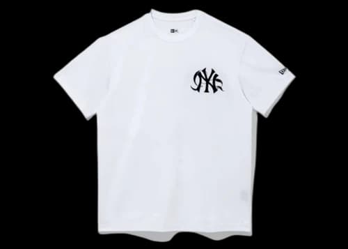 New Era x BTS x MLB Black Swan New York Yankees T-Shirt White