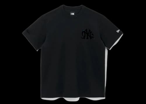 New Era x BTS x MLB Black Swan New York Yankees T-Shirt Black