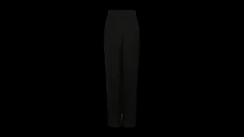 Ferragamo Women's High-Waisted Wide-Leg Pants Black
