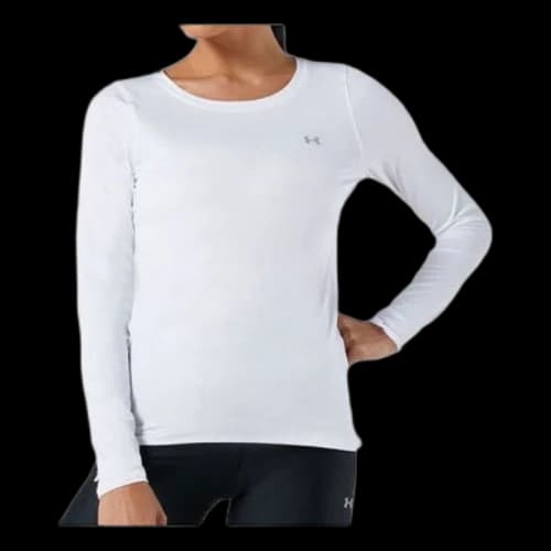 Under Armour HeatGear Training Sports Long Sleeves White (Women's)