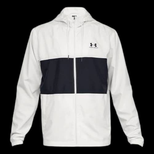 Under Armour Sportstyle Wind Jacket 'White Black'