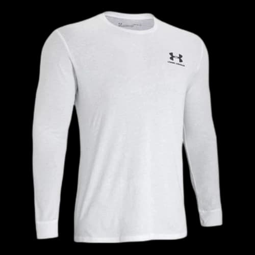 Under Armour Sportstyle Left Chest Long Sleeve T-shirt 'White'