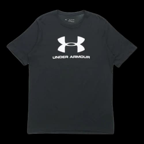Under Armour Men's UA Sportstyle Logo Short Sleeve Black