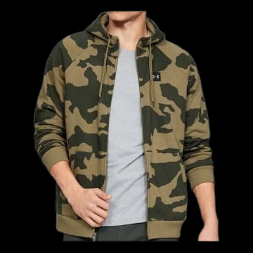 Under Armour Camouflage hooded Cardigan Green