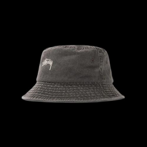 Stussy Stock Washed Bucket Hat 'Black'