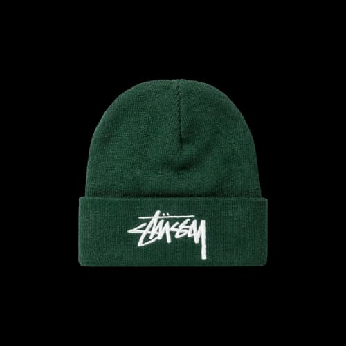 Stussy Big Stock Cuff Beanie 'Forest'