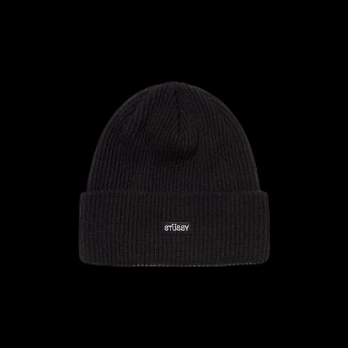Stussy Small Patch Watchcap Beanie 'Black'