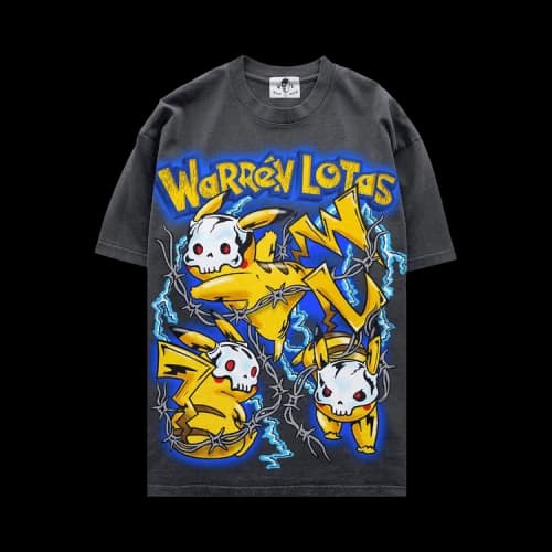 Warren Lotas Electric Mouse T-Shirt 'Vintage Black'