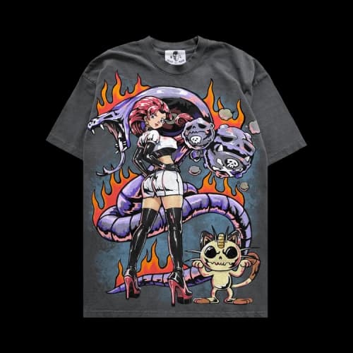 Warren Lotas Poachers T-Shirt 'Vintage Black'