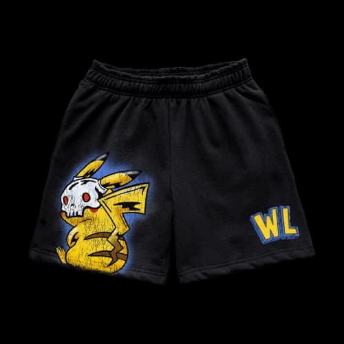 Warren Lotas Electric Mouse Shorts 'Black'