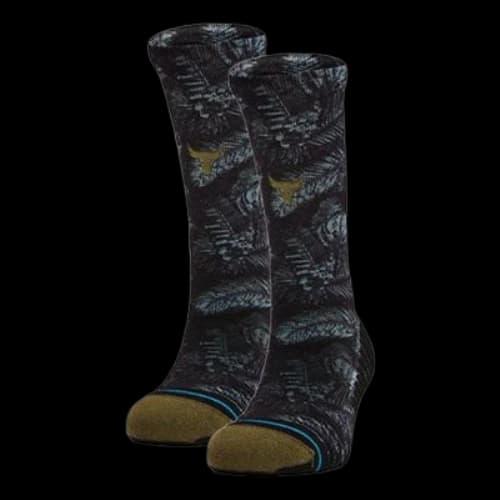 Under Armour Stance Rock Crew Socks 'Black Grey'