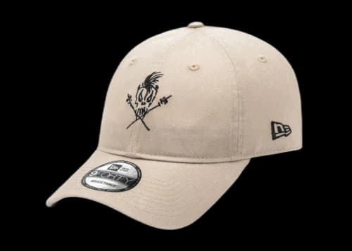 New Era x Metallica 9Forty Scare Guy Unstructured Ball Hat Beige