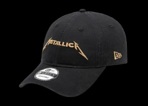 New Era x Metallica 9Forty Logo Unstructured Ball Hat Black