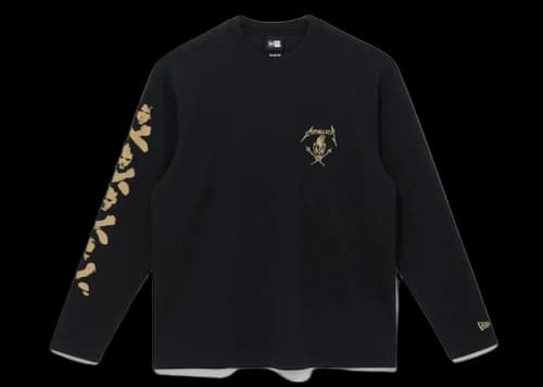New Era x Metallica Black Album 30th Anniversary Art L/S T-Shirt Black