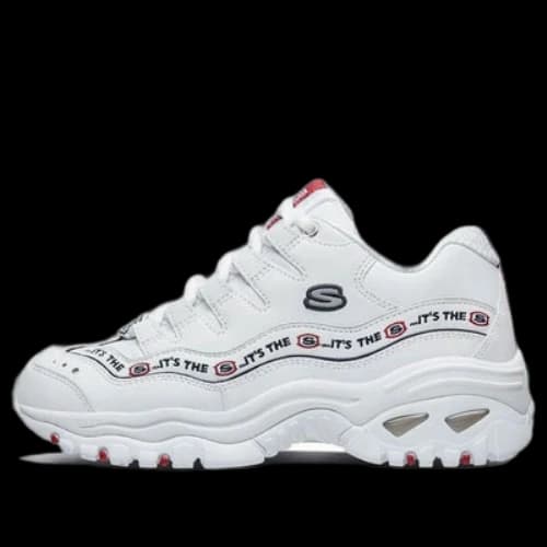 Skechers D Lites Leisure Shoes GS White (Women's)