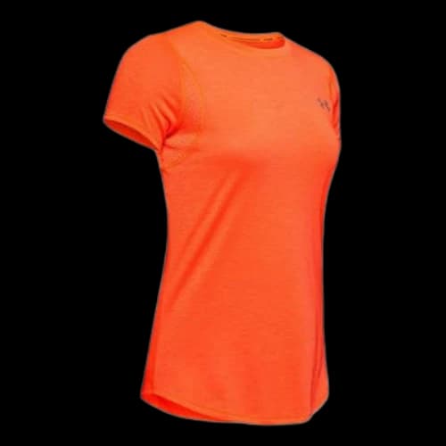 Under Armour UA Streaker Sports Breathable Short Sleeve Orange (Women's)