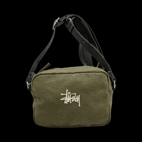 Stussy Canvas Pouch Green
