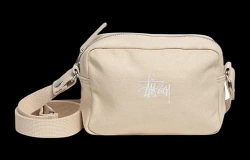 Stussy Canvas Side Pouch Natural