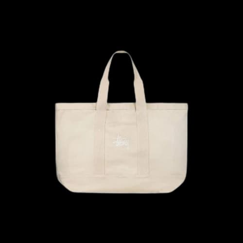 Stussy Ripstop Overlay Extra Large Tote Bag 'Natural'