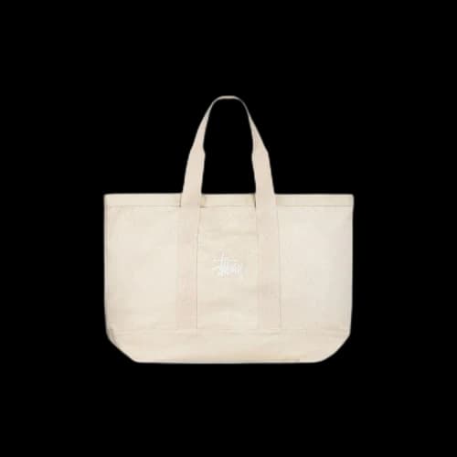 Stussy Needle Punch Tote Bag 'Natural'
