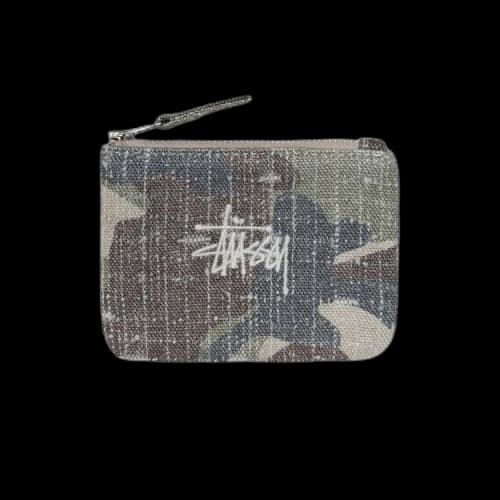 Stussy Needle Punch Coin Pouch 'Camo'