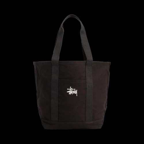 Stussy Canvas Market Tote Bag 'Black'