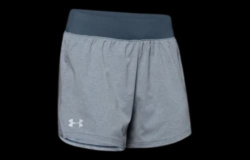 Under Armour Launch SW Go Long Shorts 'Storm Grey' (Women's)