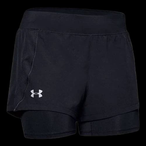 Under Armour Qualifier Speedpocket 2-in-1 Shorts 'Black' (Women's)