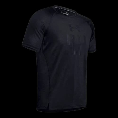 Under Armour Qualifier Running Sports Short Sleeve Black