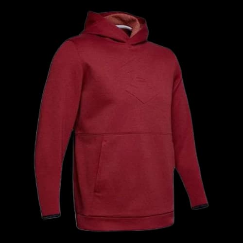 Under Armour Athlete Recovery Fleece Graphic Sports Pullover Men's Red