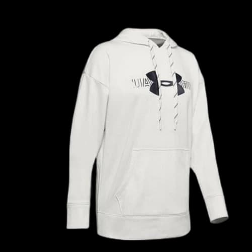Under Armour Fleece Logo Printing Sweatshirt White (Women's)