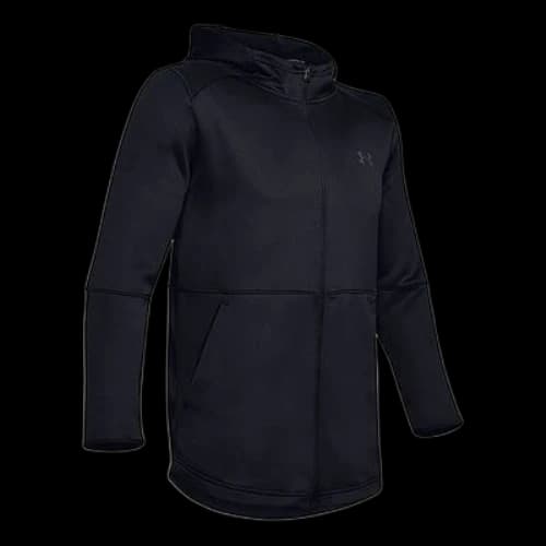 Under Armour WarmUp Training Sports Zipper hooded Tops Black
