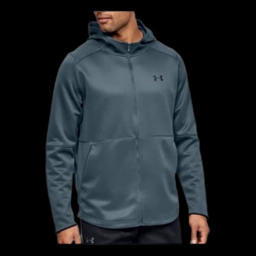 Under Armour WarmUp Training Sports Zipper hooded Tops Gray
