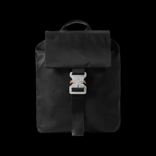 1017 ALYX 9SM Leather-Trimmed Nylon Backpack 'Black'