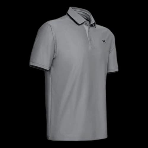 Under Armour Playoff Pique Polo Shirt 'Steel Grey'