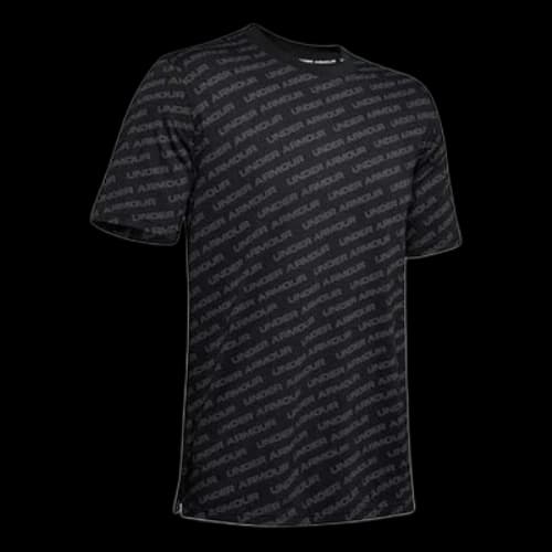 Under Armour UA Unstoppable Wordmark Short Sleeve Black T-Shirt