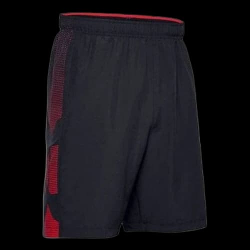 Under Armour Woven Graphic Training Shorts 'Black Red'