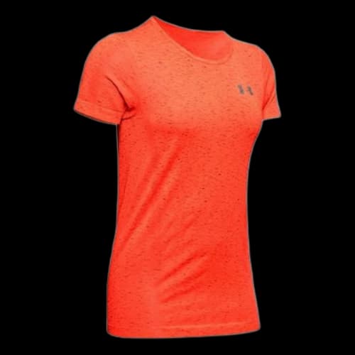 Under Armour Vanish Seamless Spacedye Round Neck Short Sleeve Tops Red (Women's)