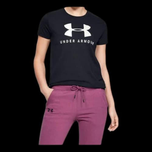Under Armour Sportstyle Classic Round-neck Black (Women's)