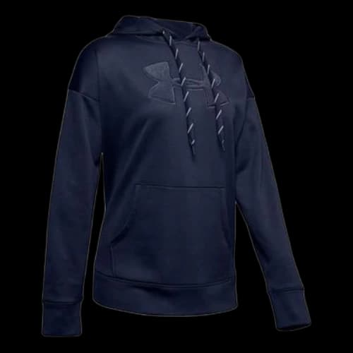 Under Armour Fleece Chenille Logo Hoodie 'Navy' (Women's)